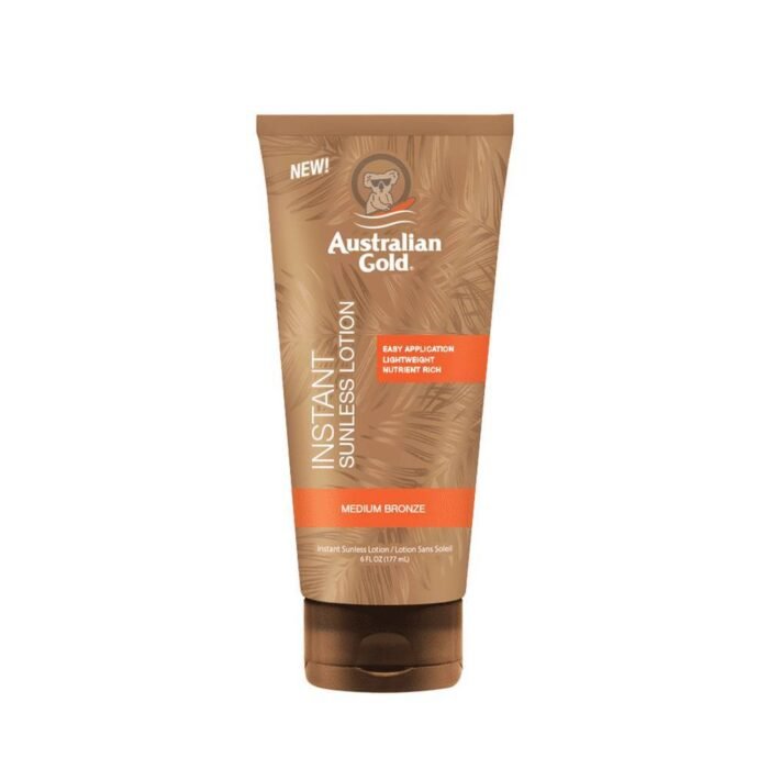 Teint irrégulier ou pâle sans exposition au soleil - Australian Gold, Instant Sunless 177 ml,