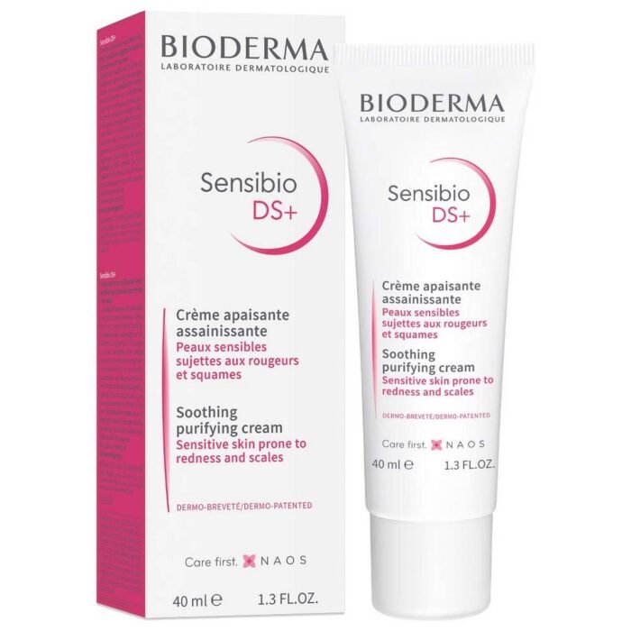 Redness and irritation from sensitive skin - Bioderma Sensibio DS+ 40 ml