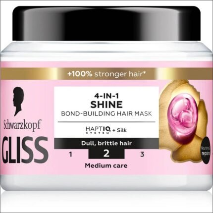Dull and lifeless hair - Schwarzkopf, Gliss Liquid Silk 400 ml,