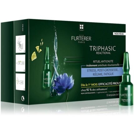 Истончение и снижение густоты волос - René Furterer, Triphasic Reactional 12× 5 мл,