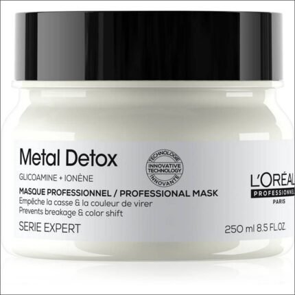 Hair breakage caused by metal particles in water - L’Oréal Professionnel, Serie Expert Metal Detox 250 ml,