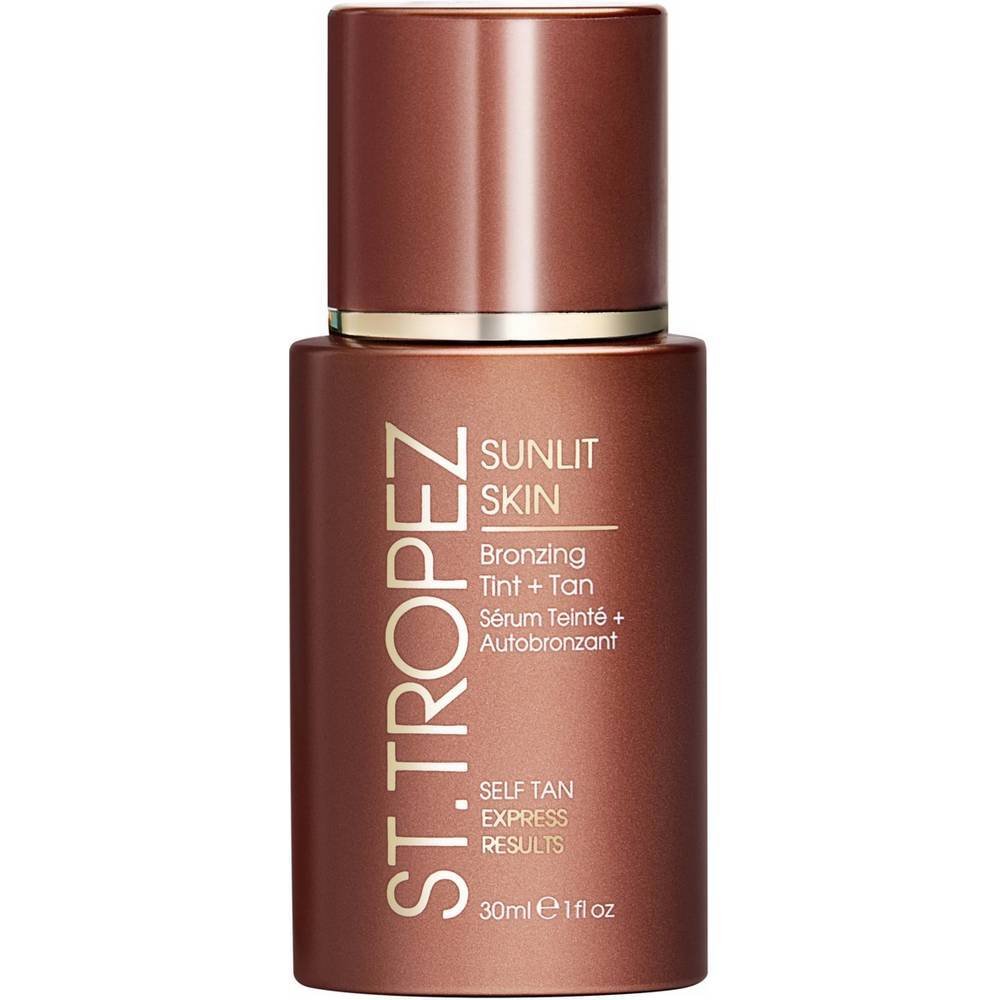 sttropez_sunlit_skin_bronzing_tint_tan_30_ml Тусклый и неровный тон кожи — St.Tropez, Sunlit Skin Bronzing Tint + Tan 30 мл,