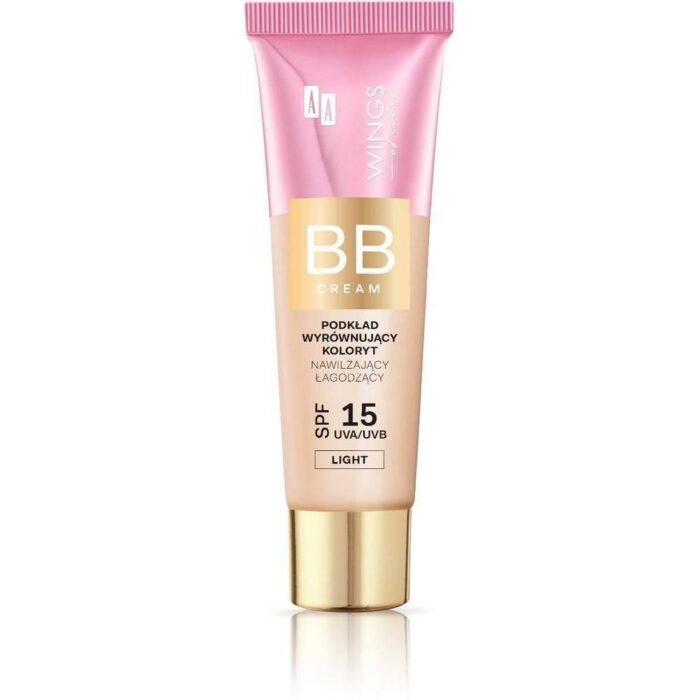 Uneven skin tone - AA Wings of Color BB Cream foundation evens out the skin tone Light 27g