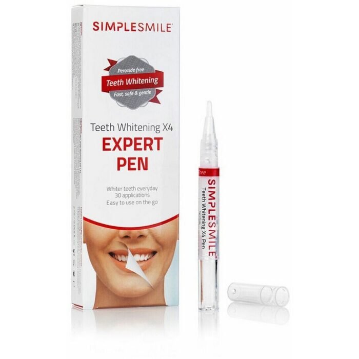 Stubborn teeth stains that are hard to remove - BeconfiDent Simplesmile Teeth Whitening X4 Expert Pen