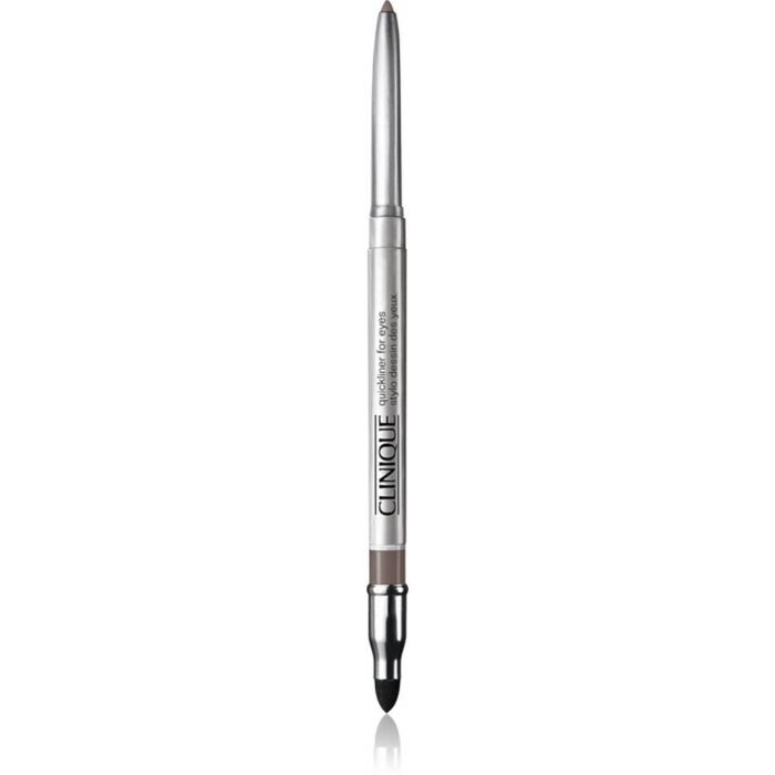 Uneven or harsh eyeliner lines - Clinique Quickliner for Eyes shade 02 Smoky Brown 3 g