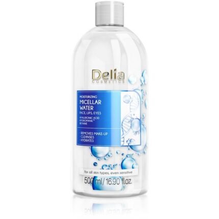 Skin Dehydration - Delia Cosmetics Micellar Water Hyaluronic Acid 500ml