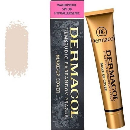 Пятна и шрамы от угревой сыпи - Dermacol Cover make-up 208, 30 г