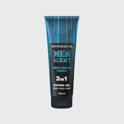 Manque de temps pour une routine de soins complète pour le corps, le visage et les cheveux - Dermacol, Gel douche Gentleman Touch Men Agent 3 en 1 250 ml.