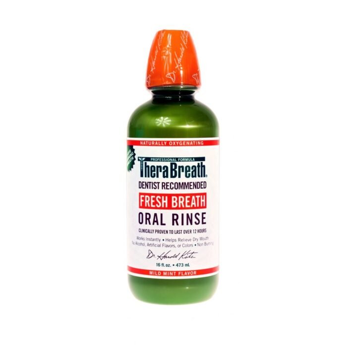 Persistent bad breath - Dr. Harold Katz TheraBreath Oral Rinse Fresh Breath Mild Flavor 16 fl oz (473 ml)