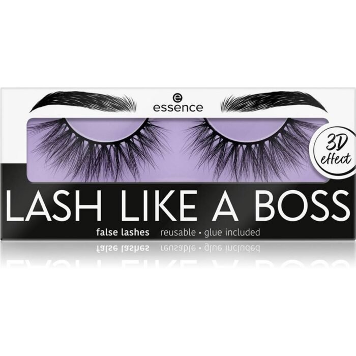 Thin or barely visible eyelashes - essence Lash Like a Boss 02 1pair