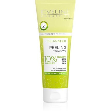 Закупоренные поры - Eveline Cosmetics Clean Shot 10% Complex of AHA, BHA and PHA 75 мл_x000D_