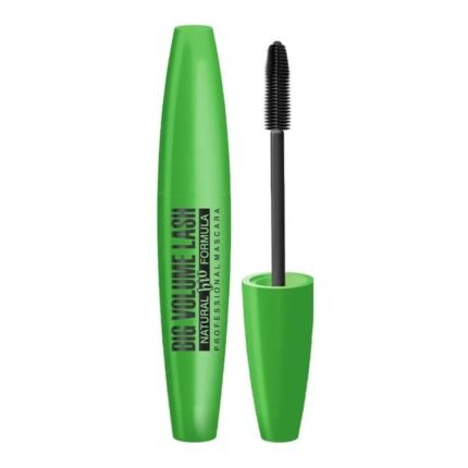 Thin or sparse lashes- EVELINE Mascara Big Volume Lash Natural BIO Formula eyelashes black 9ml