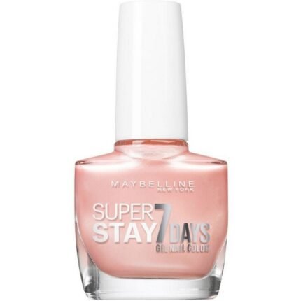 Chipped or fading nail color - Gemey Maybelline Super Stay Forever Strong 7 Days 10 ml 78 Porcelain