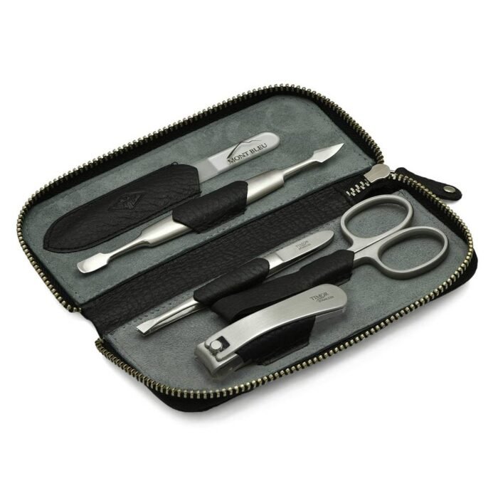 Inadequate grooming tools - Giesen & Forsthoff’s Timor 5-piece Manicure Set in Black Floater Leather Case
