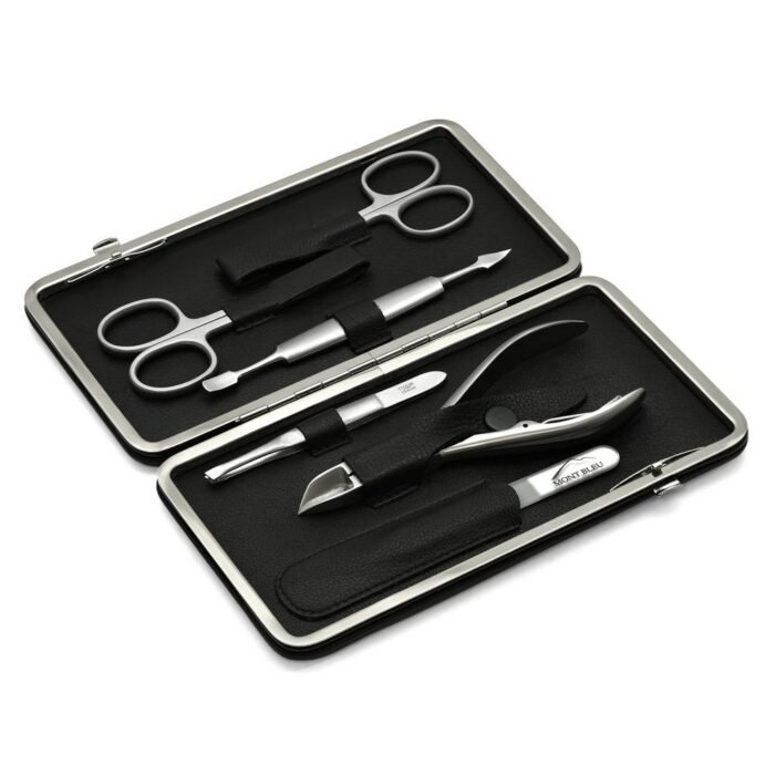 Low-quality or unreliable nail care tools - Giesen & Forsthoff’s Timor 6-piece Manicure Set in Black Leather Case