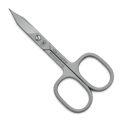 Inaccurate cuticle trimming with regular scissors - Hans Kniebes 2-in-1 Combination Nail Scissors with tower tip blades for Cuticles Stainless Steel