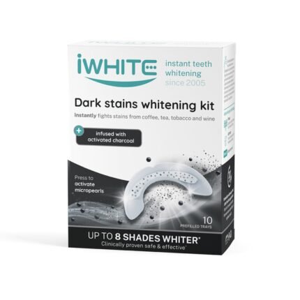 Stubborn dark stains from coffee, tea, or smoking - iWhite Dark Stains Teeth Whitening Set 10 × 0.8 g