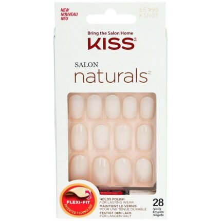 Uneven Nail Lengths - Kiss Salon Natural Break Even false nails 28