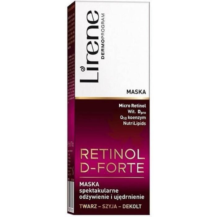 Loss of skin firmness - LIRENE Retinol D-forte mask spectacular nourishment and firming 50ml