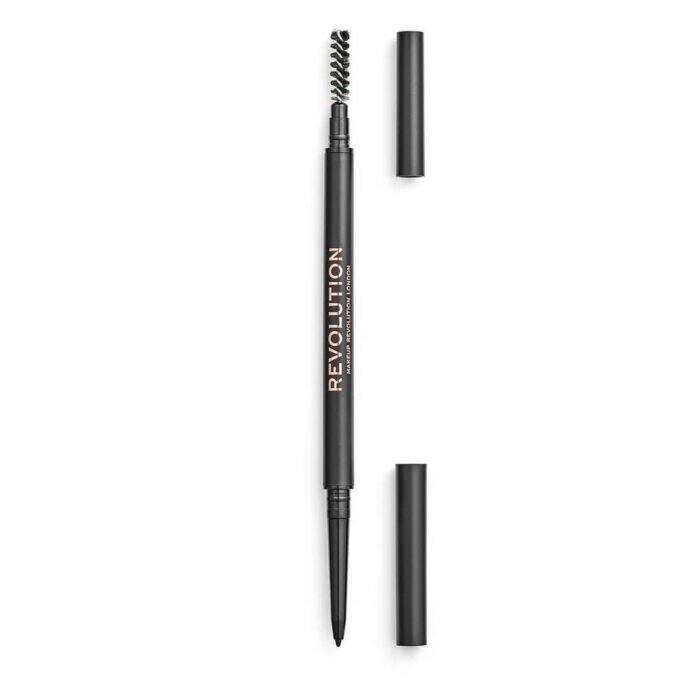 Sourcils inégaux ou clairsemés - Makeup Revolution Precise Brow Pencil teinte Brun moyen 0,05 g