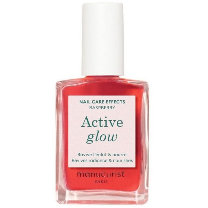 Dull and lackluster nails - Manucurist Active Glow 15ml Raspberry