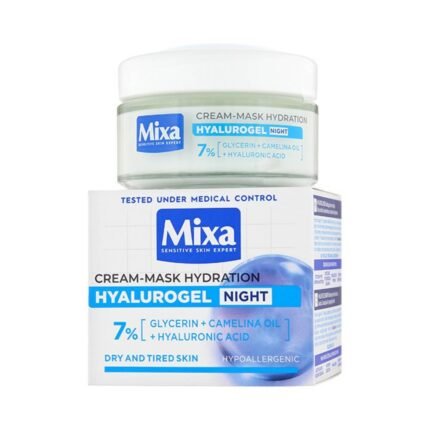 Dry and dehydrated skin - Mixa Hyalurogel Night 50 ml