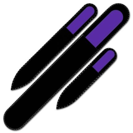 Uneven and rough nail edges - Mont Bleu Set of 3 Glass Nail FIles C-BMS
