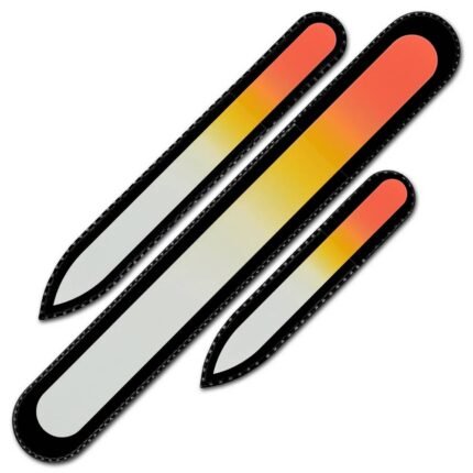 Nail splitting and peeling - Mont Bleu Set of 3 Rainbow Crystal Nail Files R-BMS5