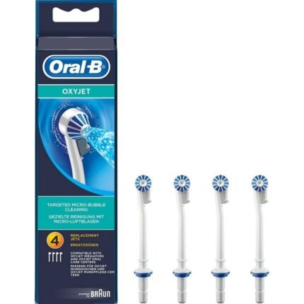 Inadequate plaque removal between teeth and along the gum line- Oral-B OxyJet 4 Irrigation Dental Jet Cannula