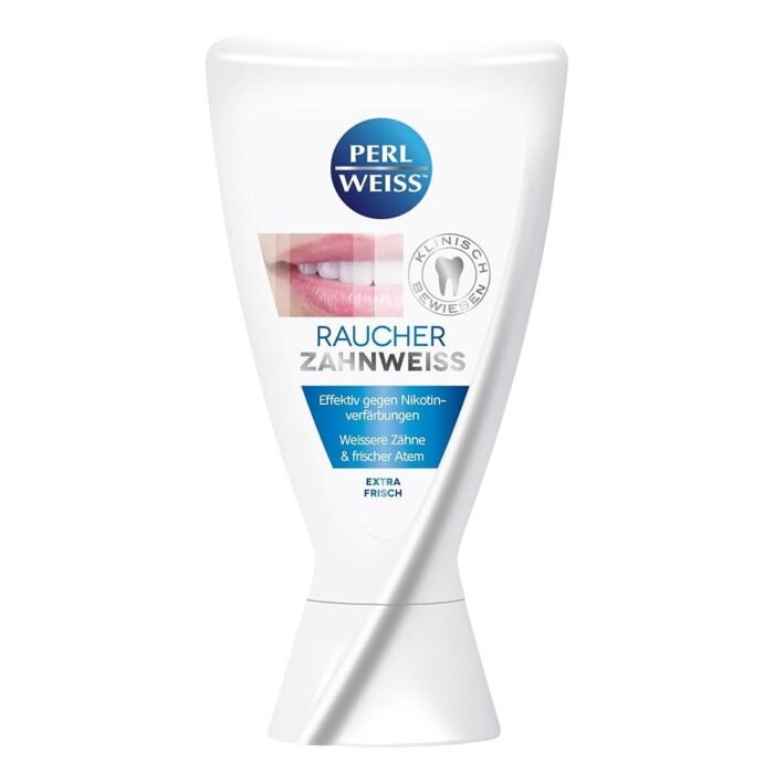 Stubborn tobacco stains on teeth - Perlweiss Smoker Teeth Whitening 50ml