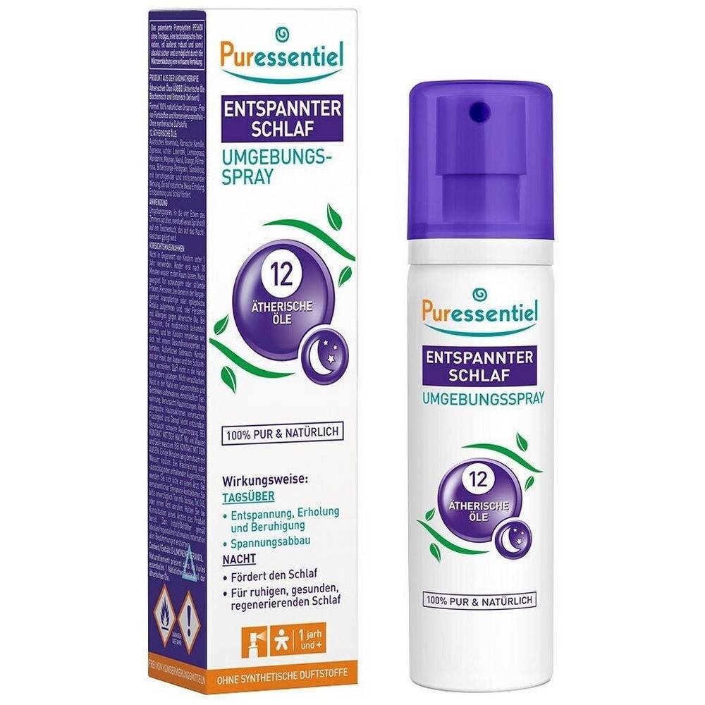puressentiel sommeil detente 12 huiles essentielles 75 ml Difficulty falling asleep - Puressentiel Sleep Relaxation Air Spray with 12 essential oils 75 ml
