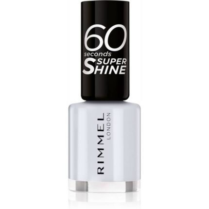 Vernis à ongles à Séchage lent-Rimmel 60 Secondes Teinte Super Brillance 703 White Hot Love 8 ml