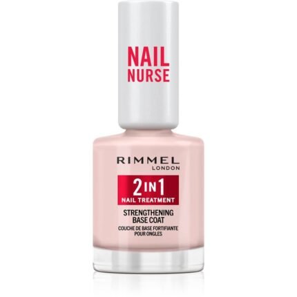 Uñas débiles y quebradizas - Enfermera de Uñas Rimmel 2 en 1 12 ml