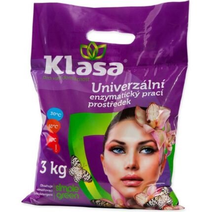 Stubborn stains on clothes - Saela, Klasa washing powder 3kg,
