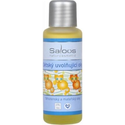 Difficultés d'endormissement de bébé-Huile relaxante pour bébé Bio Saloos 50 ml