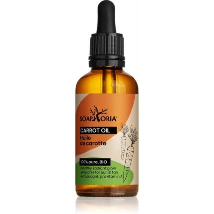Dull and uneven skin tone - Soaphoria Organic Carrot Oil 50ml