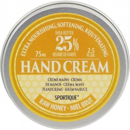 Dry and rough hands - Sportique, hand and nail cream Honey 75 ml,