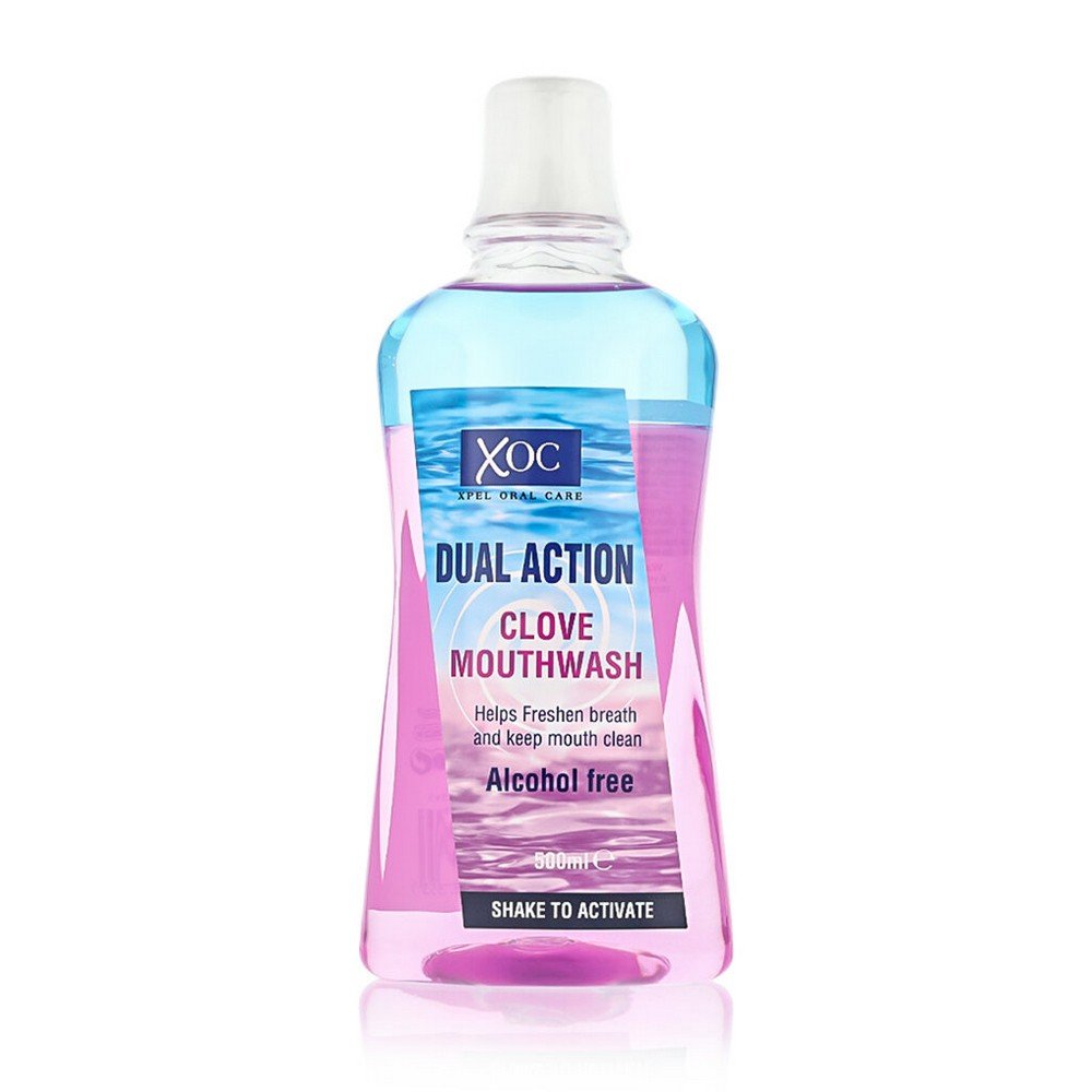 xpel oral care dual action clove mouthwash 500 ml Mauvaise haleine - Xpel Bain de Bouche Double Action au Clou de Girofle 500 ml