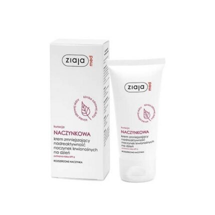Facial redness and flushing - Ziaja Med Capillary Care 50 ml