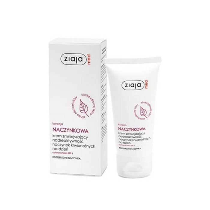 Facial redness and flushing - Ziaja Med Capillary Care 50 ml