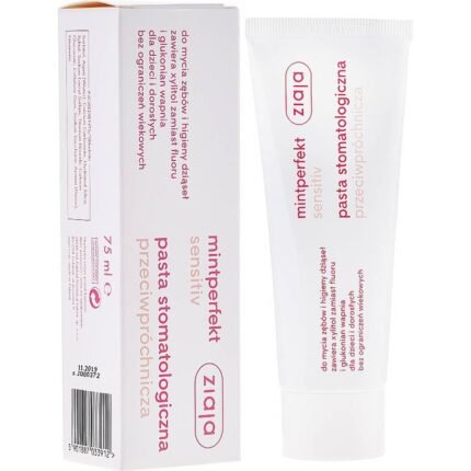 Tooth sensitivity - Ziaja Mintperfekt Sensitiv Anti-caries Dental Paste 75ml