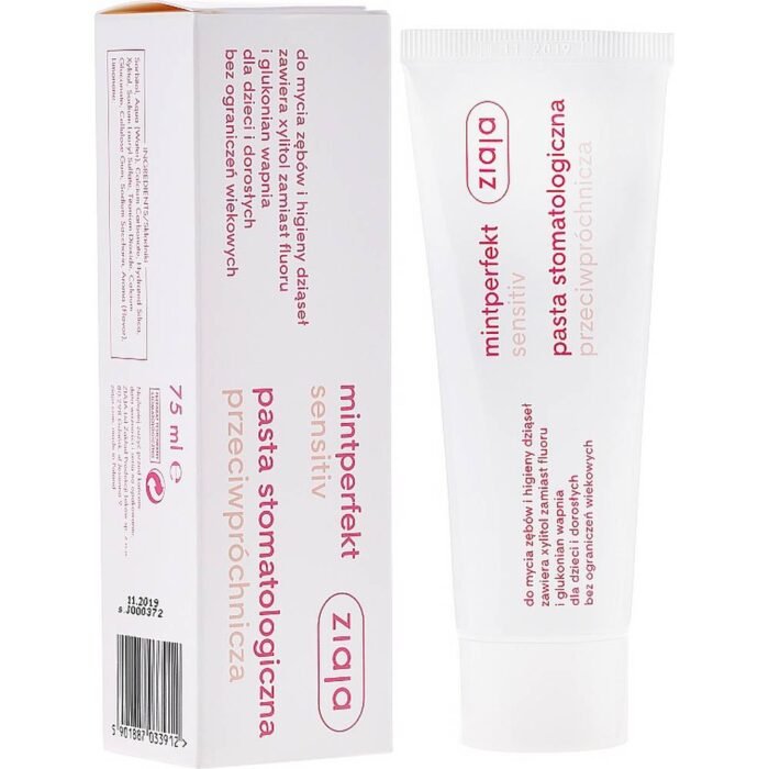 Tooth sensitivity - Ziaja Mintperfekt Sensitiv Anti-caries Dental Paste 75ml