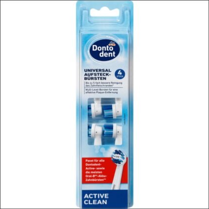 Dontodent Active Clean Electric Toothbrush Heads Active Clean, 4 pcs