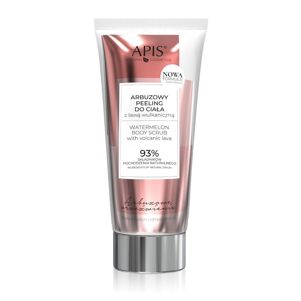 apis watermelon body scrub with volcanic lava Dry, rough skin texture - Apis WATERMELON BODY SCRUB WITH VOLCANIC LAVA 250g