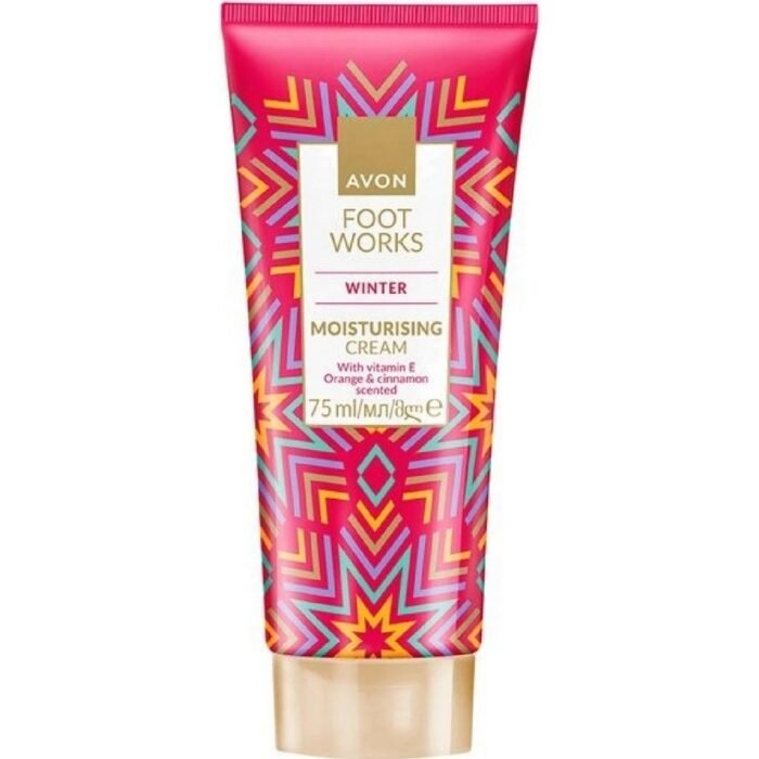Dry, cracked feet - Avon Foot Works moisturizing foot cream with cinnamon and orange scent 75 ml