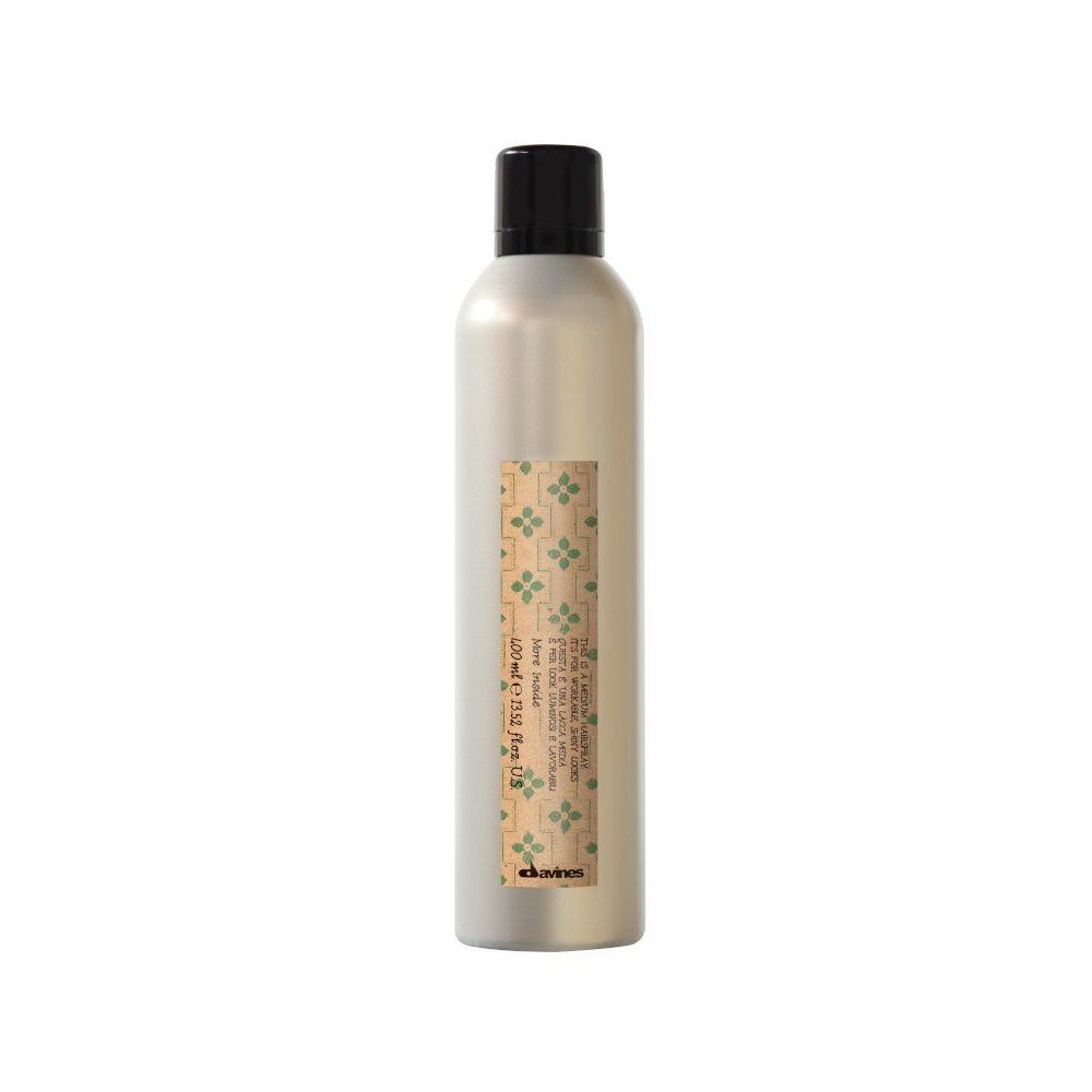 davines more inside medium hairspray 400ml Hair that lacks natural movement - Davines More Inside Medium Hairspray 400ml