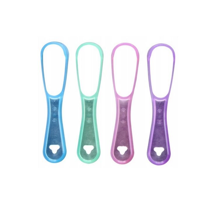 Buildup of bacteria and coating on the tongue-DentiLove tongue cleaner scraper 1 piece, Persistent bad breath despite brushing-DentiLove tongue cleaner scraper 1 piece, Reduced sense of taste due to tongue debris-DentiLove tongue cleaner scraper 1 piece, Incomplete oral hygiene routine without tongue cleaning-DentiLove tongue cleaner scraper 1 piece