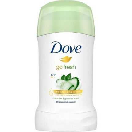 Underarm freshness loss during the day – Dove, Go Fresh Touch Deodorant with Cucumber & Green Tea, 40 ml,