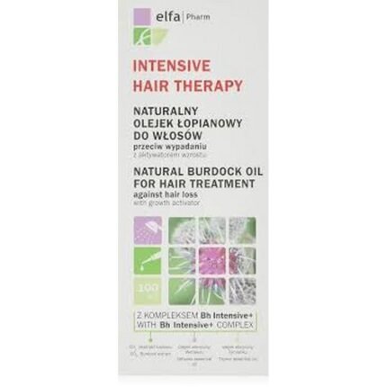Hair loss due to enzyme‑driven follicle damage – Elfa Pharm, Burdock Oil, 100 ml,