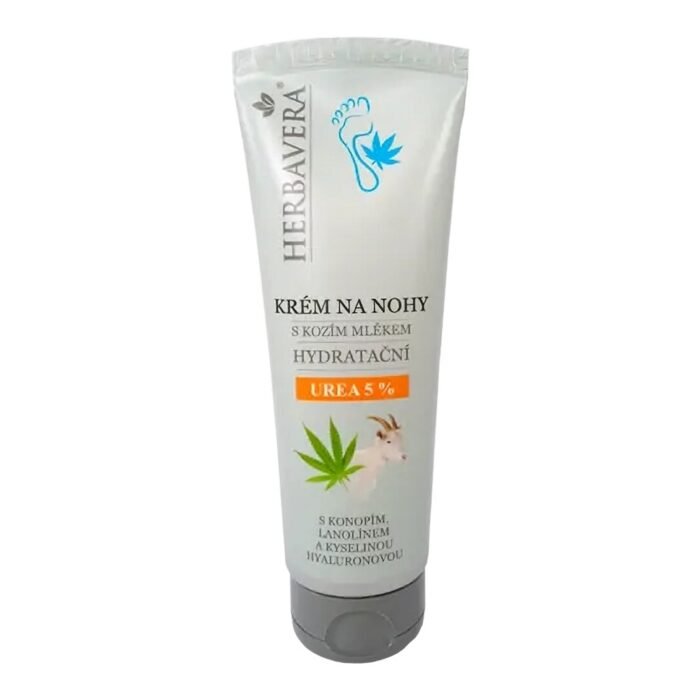 Dry, cracked feet - Herbavera foot cream with goat milk and Urea 120 ml